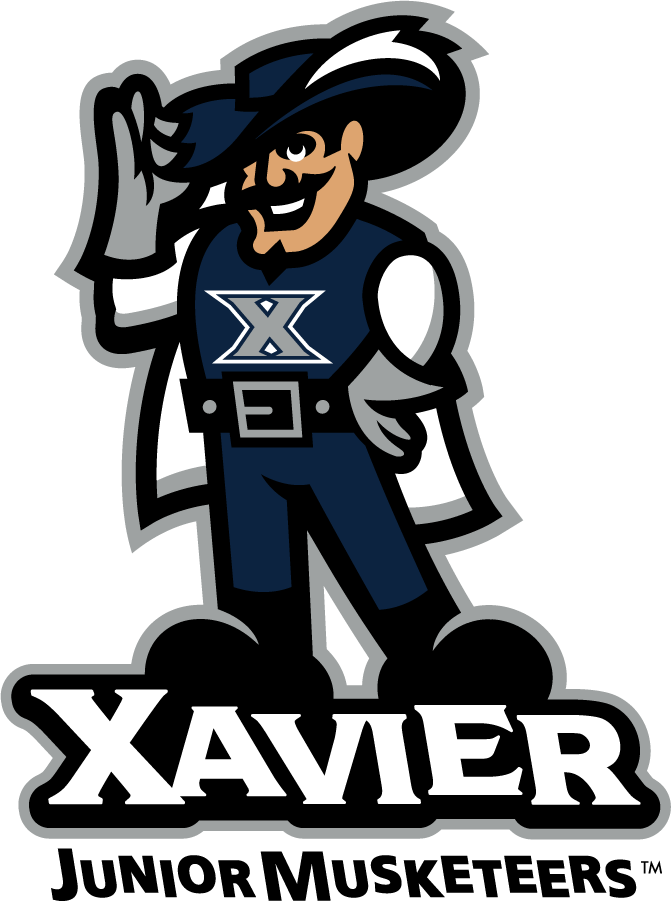 Xavier Musketeers 2008-Pres Mascot Logo v4 diy DTF decal sticker